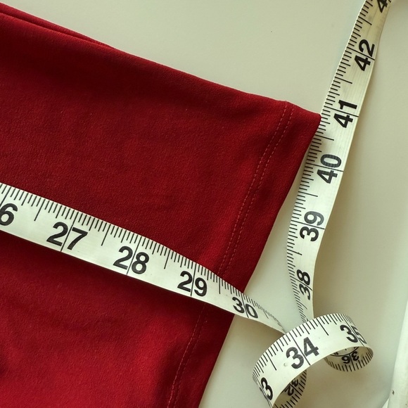 Y2K Frederick’s of Hollywood Mini Dress Mock Neck Red Ruched Sexy Form Fitting - Picture 5 of 6